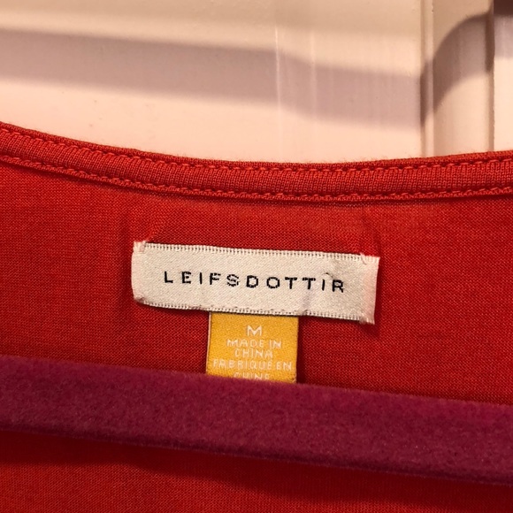 Leifsdottir orange cotton top - Picture 2 of 4